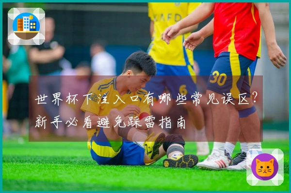世界杯下注入口有哪些常见误区？新手必看避免踩雷指南